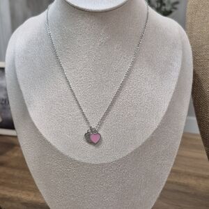 Silver Heart Pendant Necklace